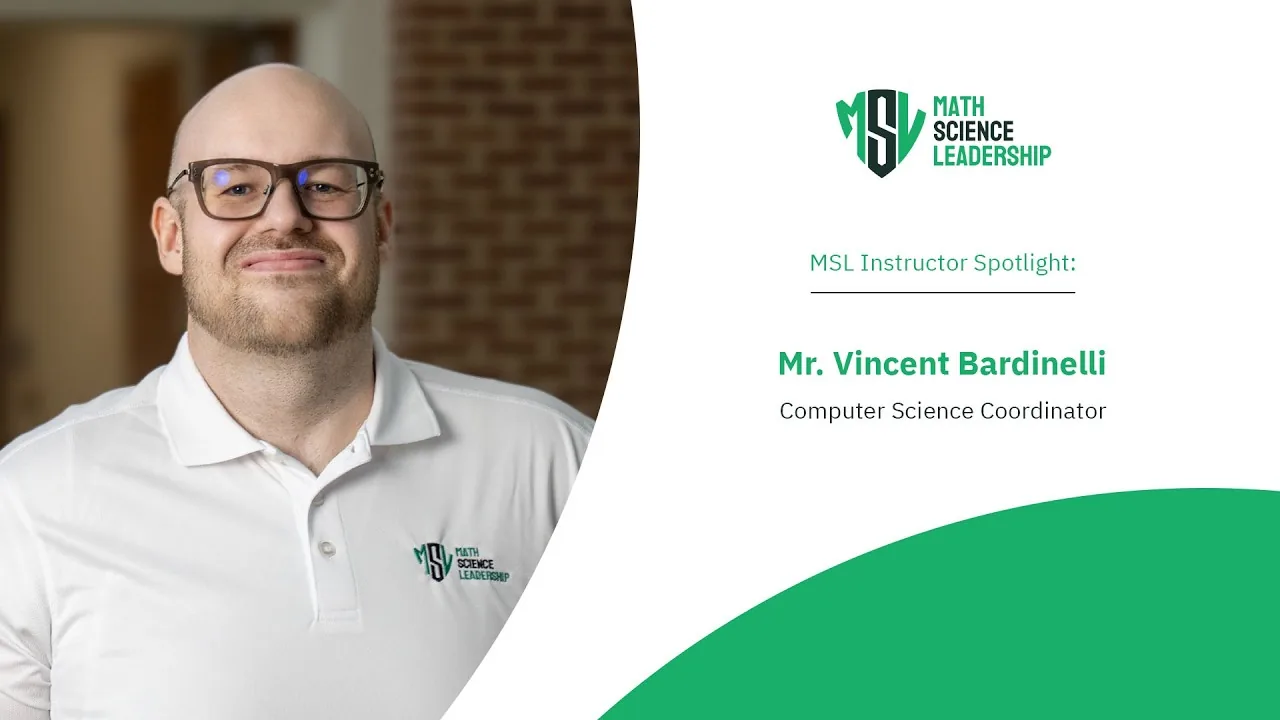 Vincent Bardinelli featured in the MSL Instructor Spotlight