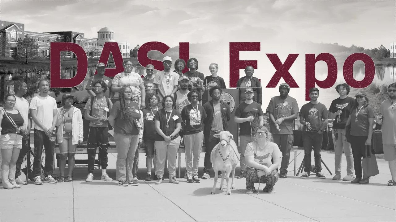 UMES DASL Expo 2025 group portrait poster