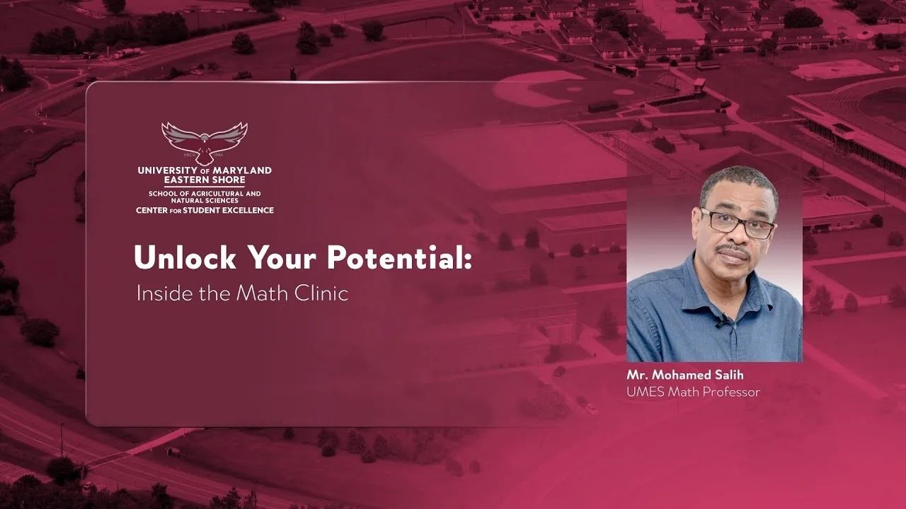 UMES Math Clinic Unlock Your Potential poster